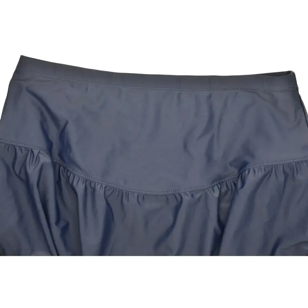 Raisins Curve Plus Size Bravo Swim Skirt in Navy Blue